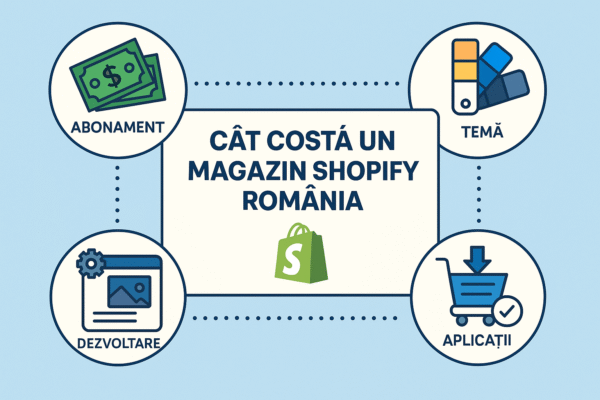 cat costa un magazin shopify romania