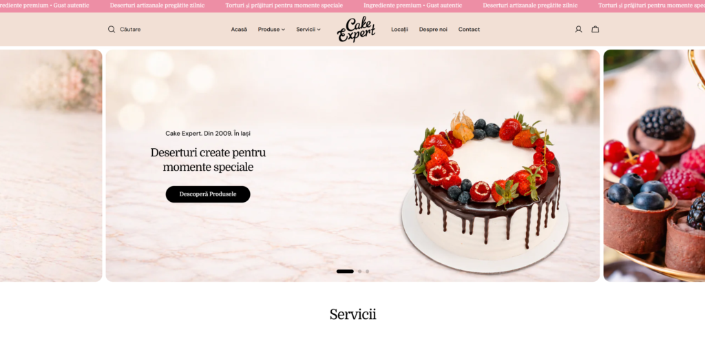 migrare shopify